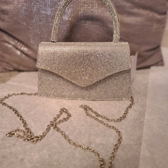 Silver Crystal Mini Purse - Picture 4 of 13